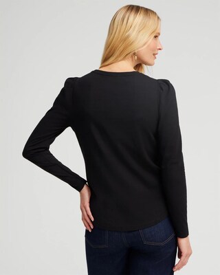 Black Embellished Top | Chico's